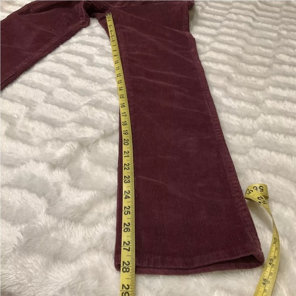 Volcom Corduroy Pants Cabernet Straight Big Youth Size 28 NWT - Picture 12 of 13